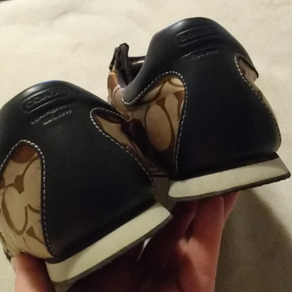 Coach satin lace up sneakers - Picture 3 of 10